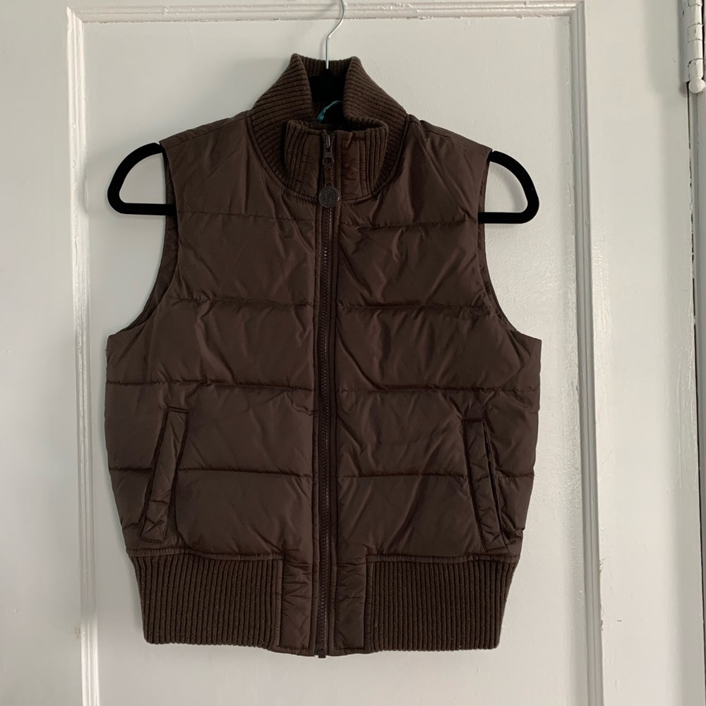 Brown Puffy vest